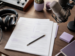 Long-form narration with consistent tone, clean edits and room for your final mix.